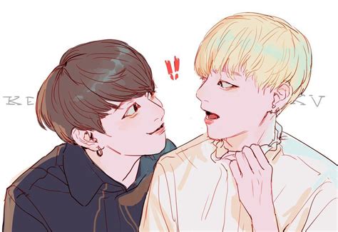 1 Vkook Fanart Twitter Araması Vkook Fanart Fan Art Bts Fanart