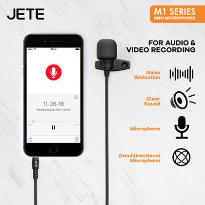 Jual Jete M Series Clip On Mic Murah Terbaik Jete Id