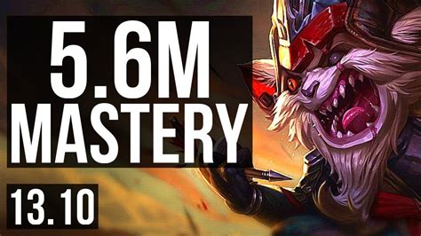 Kled Vs Urgot Top 56m Mastery 8 Solo Kills 1200 Games