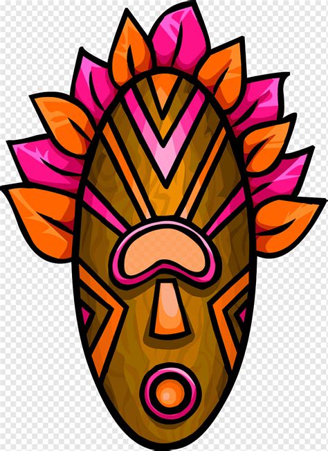 Tiki Hawaiian Polynesia Tiki Mask Totem Pole Luau Png Pngwing