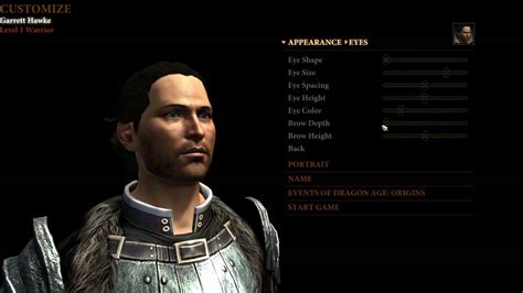 Dragon Age 2 Character Creation Hd Male Youtube