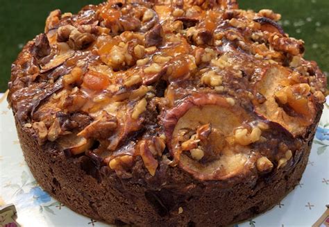 Apple Date And Walnut Cake