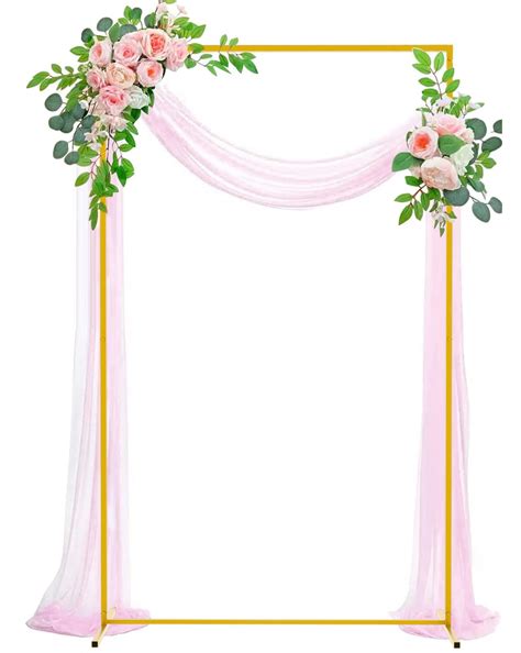 Buy Wokceer Wedding Arch Backdrop Stand 6 6x4 FT Square Wedding Arches