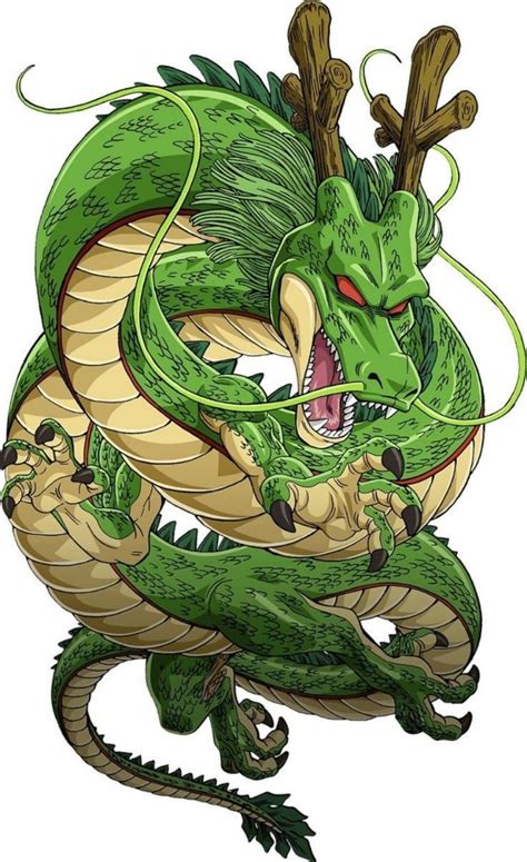 A Green Dragon With Horns On It S Head And Two Smaller Snakes Around