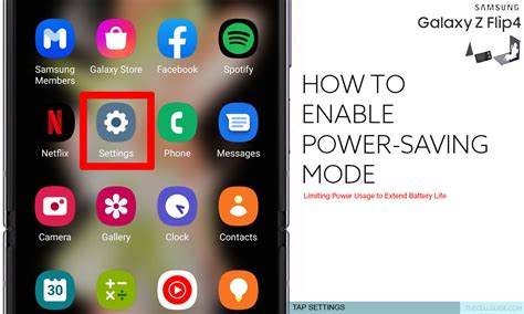 How To Enable Power Saving Mode On Galaxy Z Flip