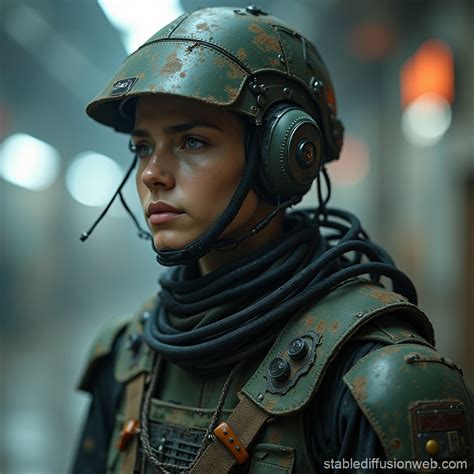 Steampunk Soldier With Biopunk Elements Stable Diffusion Online
