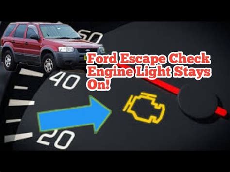 Check Engine Light On 2017 Ford Escape