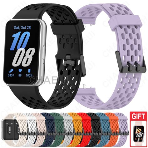 Pulseira De Reposi O De Bracelete Respir Vel De Silicone Para Galaxy