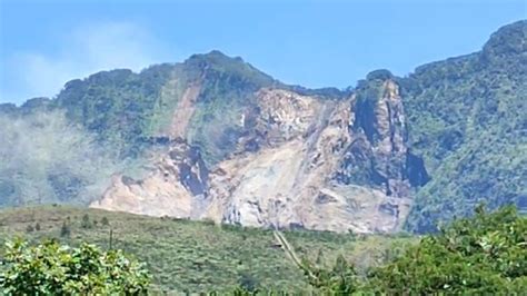 Kondisi Gunung Galunggung Terbaru Sudah Tak Ada Lagi Longsoran