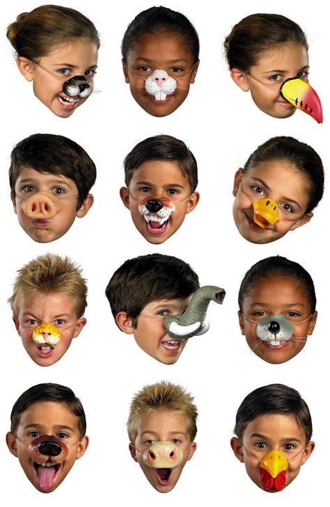 Animal noses, Nose mask, Animal masks