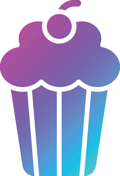 Cup Cake Vector Icon Design Illustration 33866971 Vector Art At Vecteezy