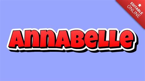 Annabelle Betty Boop Text Effect Generator