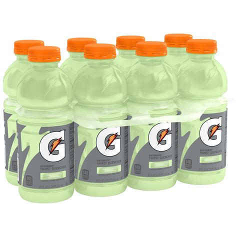 Gatorade Lime Cucumber Thirst Quencher Sports Drink 20 Oz 8 Pack Bottles