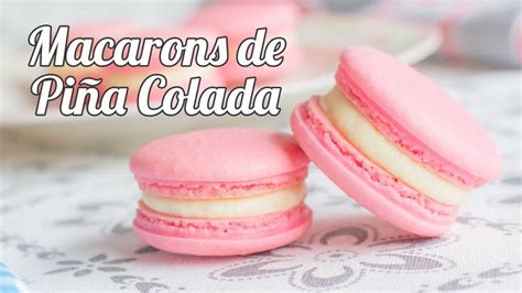 V Deo Paso A Paso Para Hacer Unos Estupendos Macarons Rositas Con Sabor