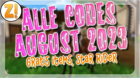 ALLE Funktionierenden CODES Von Star Stable Codes AUGUST 2023 ALL