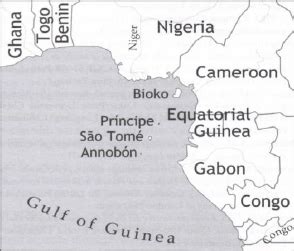 Gulf Of Guinea Islands Map