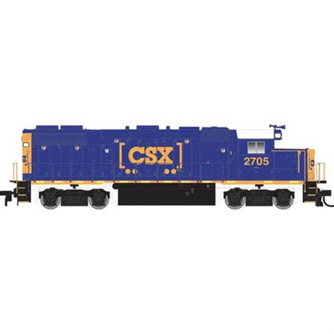 Atlas Trnm Emd Gp38 2 Standard Dc Silver Csx 2792 Blue