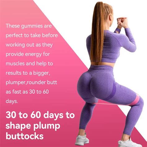 Bigger Hips And Butt Enhancement Firm Gummies Herbal Natural Bbl