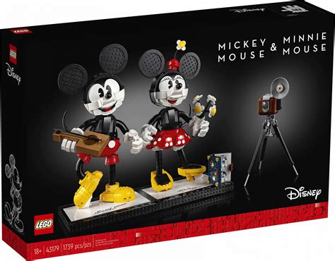 LEGO Disney Mickey Mouse & Minnie Mouse Buildable Characters (43179 ...