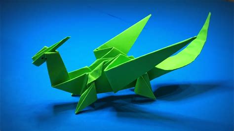 Origami Dragon How To Make A Paper Dragon Diy Easy Origami Art Paper Crafts Youtube