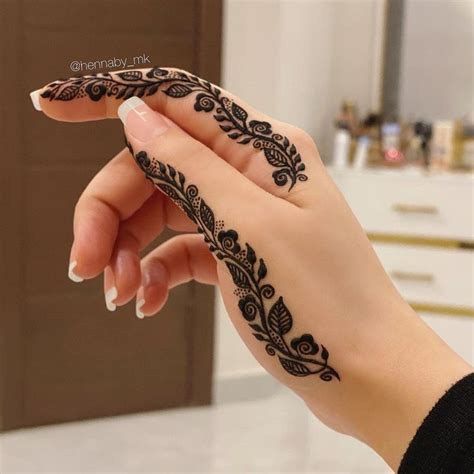 Stylish And Elegant Finger Mehndi Designs Mehndi Designs For