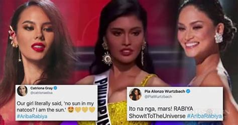 Tv Patrol Miss Universe Catriona Gray Pia Wurtzbach Nagpakita Suporta