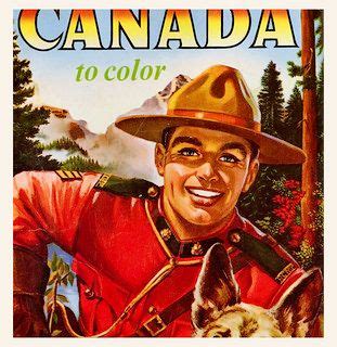 a man in uniform with a dog on the cover of an old canadian magazine ...