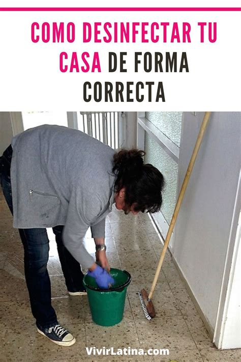 Cómo desinfectar tu casa de forma correcta