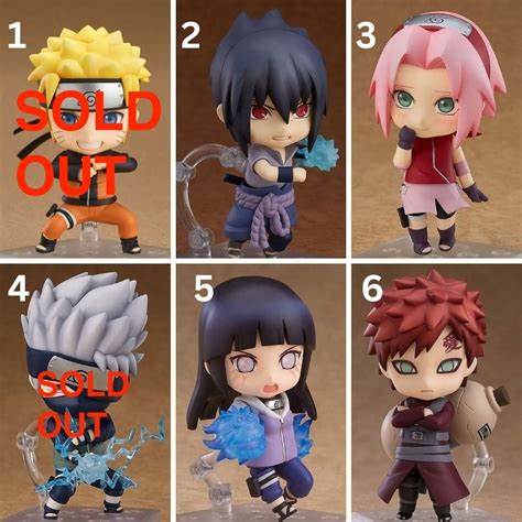 Naruto Nendoroid Uchiha Sasuke Sakura Haruno Hinata Hyuga Gaara