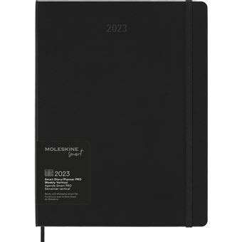 Agenda scolaire Moleskine 2023 Smart Pro Semainier Vertical très grand