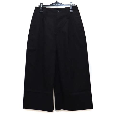 Jw Anderson Cropped Wide Leg Trouser ジェイダブリューアンダーソン メンズ クロップド ワイド パンツ 10 12 ブラック 1 204 2111 202