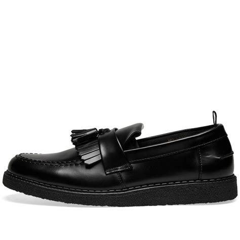 31％割引ブラック系 25 5cm【高知インター店】 Fred Perry×george Cox Tassel Loafer ドレス ビジネス