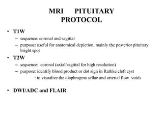 MRI PITUITARY | PPT