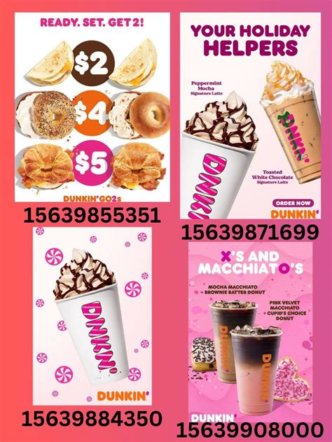 Bloxburg Decals Dunkin Donuts In Dunkin Bloxburg Decal Codes