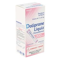 Doliprane Liquiz Stick Sachet Liquide Parac Tamol Sans Eau