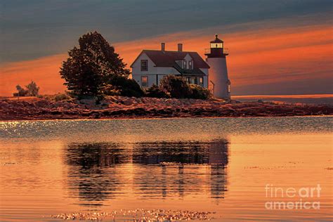 Prospect Harbor Point Lighthouse Photograph By Jim Beckwith Fine Art