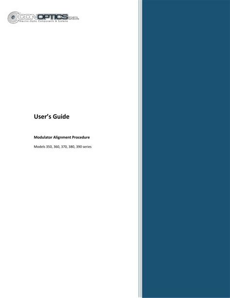 Pdf Modulator Alignment Procedure Laser Modulation Systems