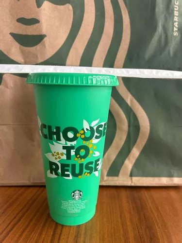 Vaso Starbucks Reciclado C Psula Sustentable Nuevo Original En Venta En