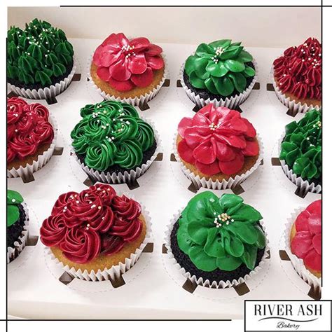 Christmas Cupcakes Sg Corporate Christmas Desserts Singapore River Ash Bakery