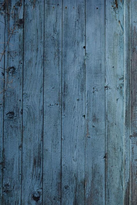 Aged Blue Painted Grunge Wood Texture Background