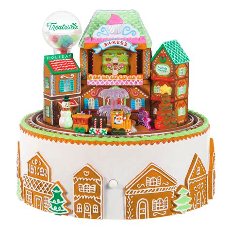 Gingerbread Village Hallmark Keepsake Magic Ornament Hooked On