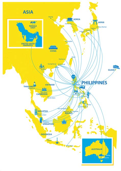 Cebupac Destination Map 2019 Dreamtravelonpoints