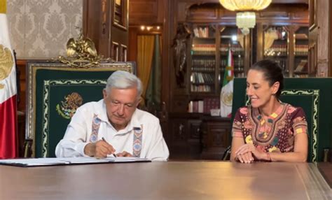 Firma AMLO decreto para la publicación de reforma judicial