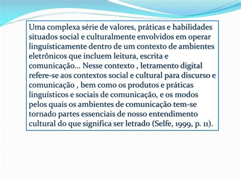 Ppt Letramento Digital E Forma O De Professores Powerpoint