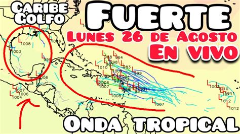 Fuerte onda tropical hacia el Caribe o cerca según el modelo europeo y