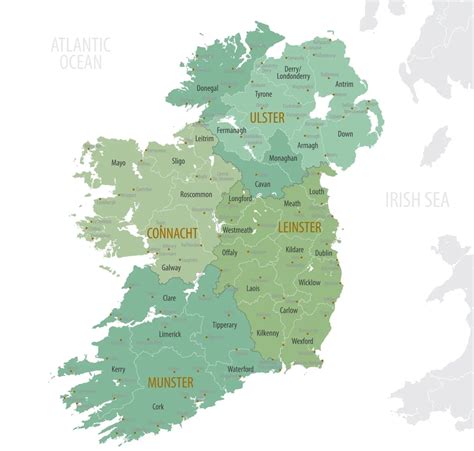 The 32 Counties Of Ireland A Historical And Geographical Perspective