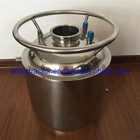 Lbs Stainless Steel Jacketed Solvent Tank Use For Bho Closed Loop