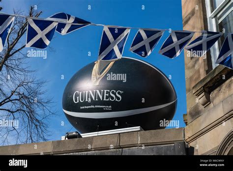 Six Nations promotional rugby ball Stock Photo - Alamy