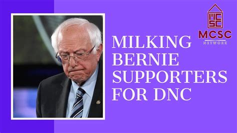 Breaking Bernie Sanders Sends Fundraising Email For The Dnc Youtube