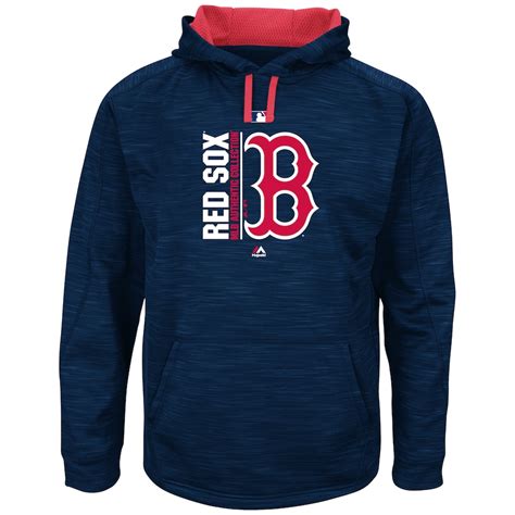 Majestic Boston Red Sox Navy Big And Tall Team Icon Streak Hoodie